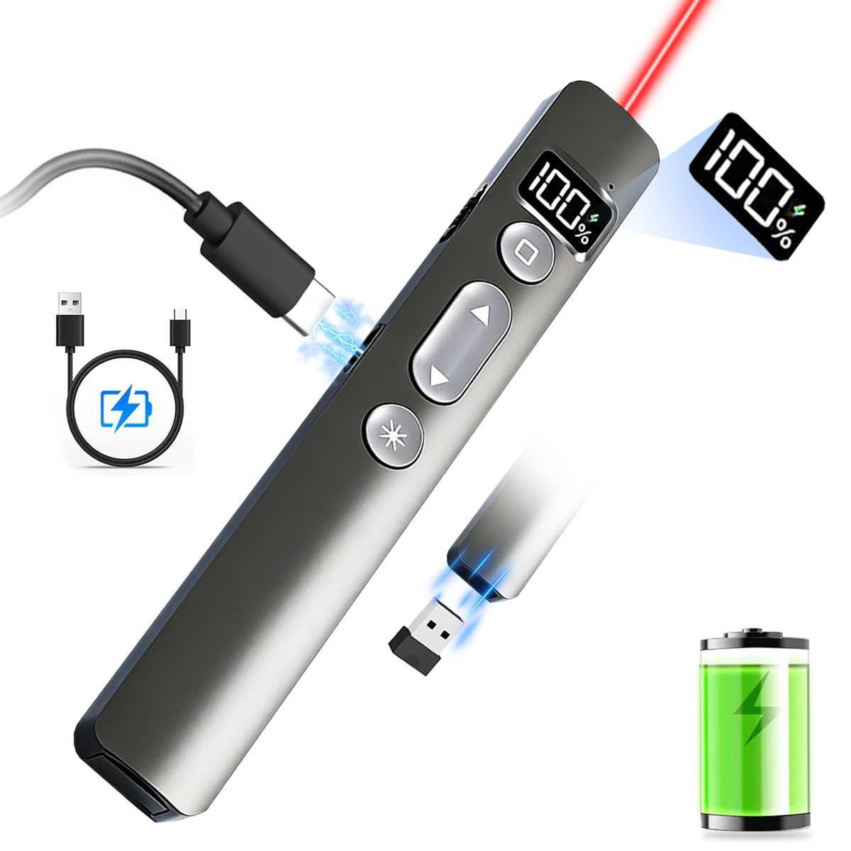 Kablosuz Sunum Cihazı Uzaktan  - Laser Pointer Presenter incelemesi ve fiyatı