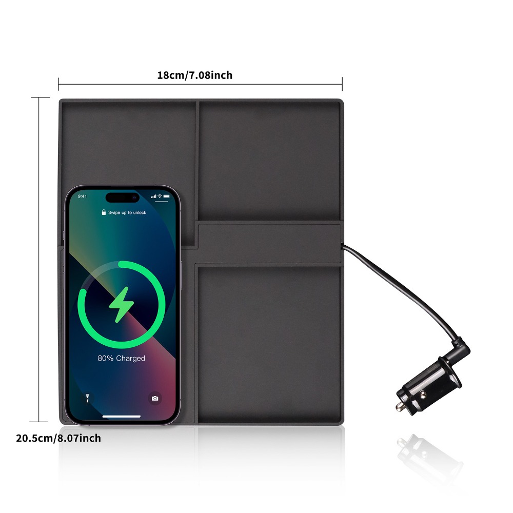 Araba kablosuz şarj cihazı ped - Wireless Phone Charger Pad incelemesi ve fiyatı