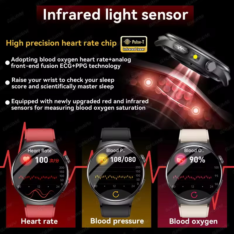 Yeni Hassas EKG Akıllı Saat Ka - Laser Distance Measure incelemesi ve fiyatı