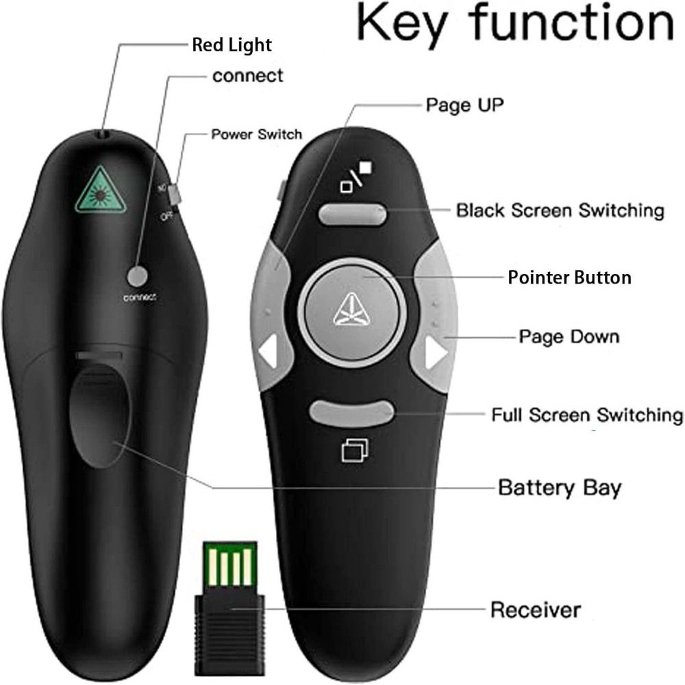 USB Kontrollü Powerpoint Akıll - Laser Pointer Presenter incelemesi ve fiyatı