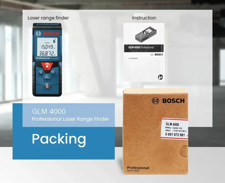BOSCH GLM 4000 Lazer Mesafe Öl - Laser Distance Measure incelemesi ve fiyatı