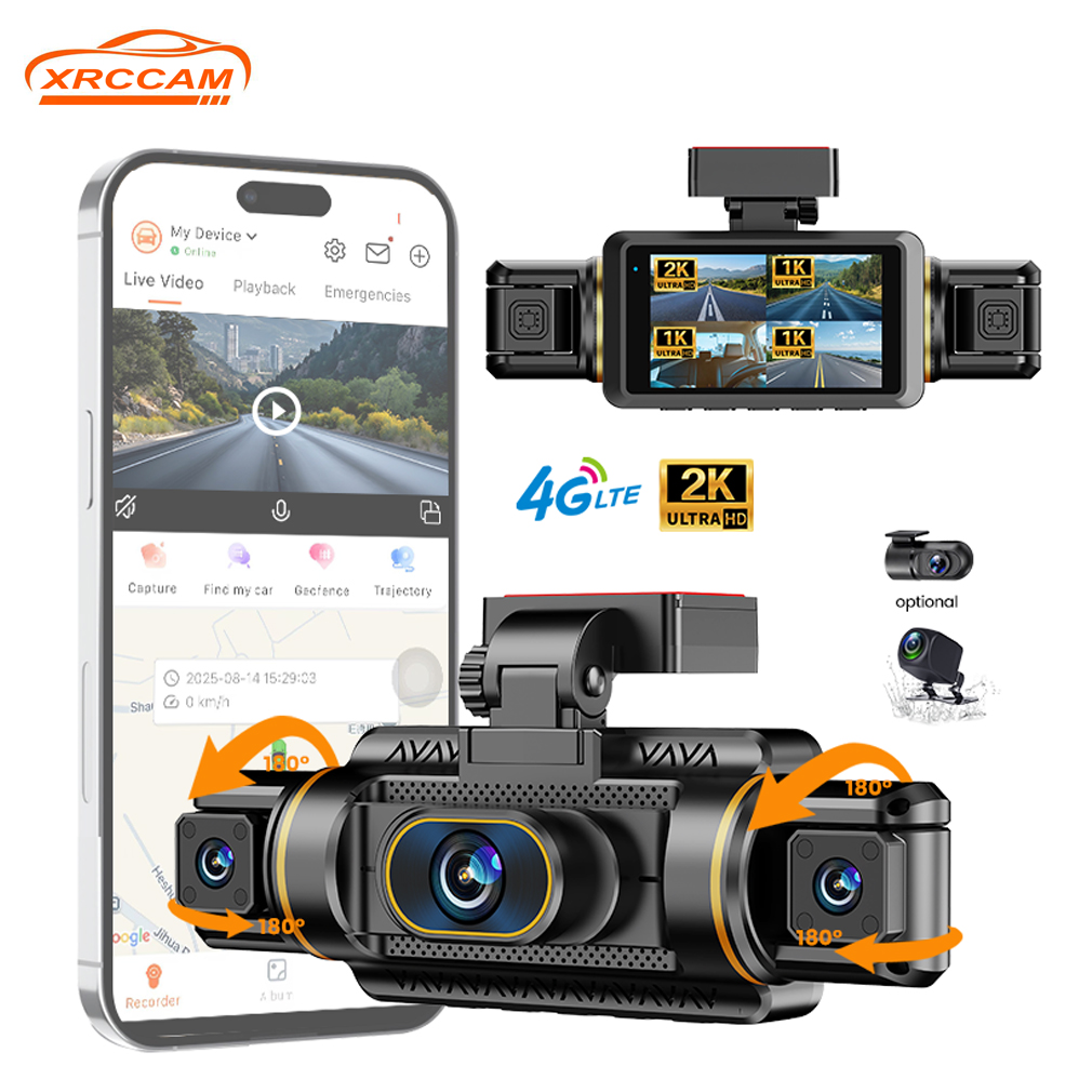 2K 4 Kanallı 360 Derece Çekim  - Panoramic Dash Cam 360 incelemesi ve fiyatı