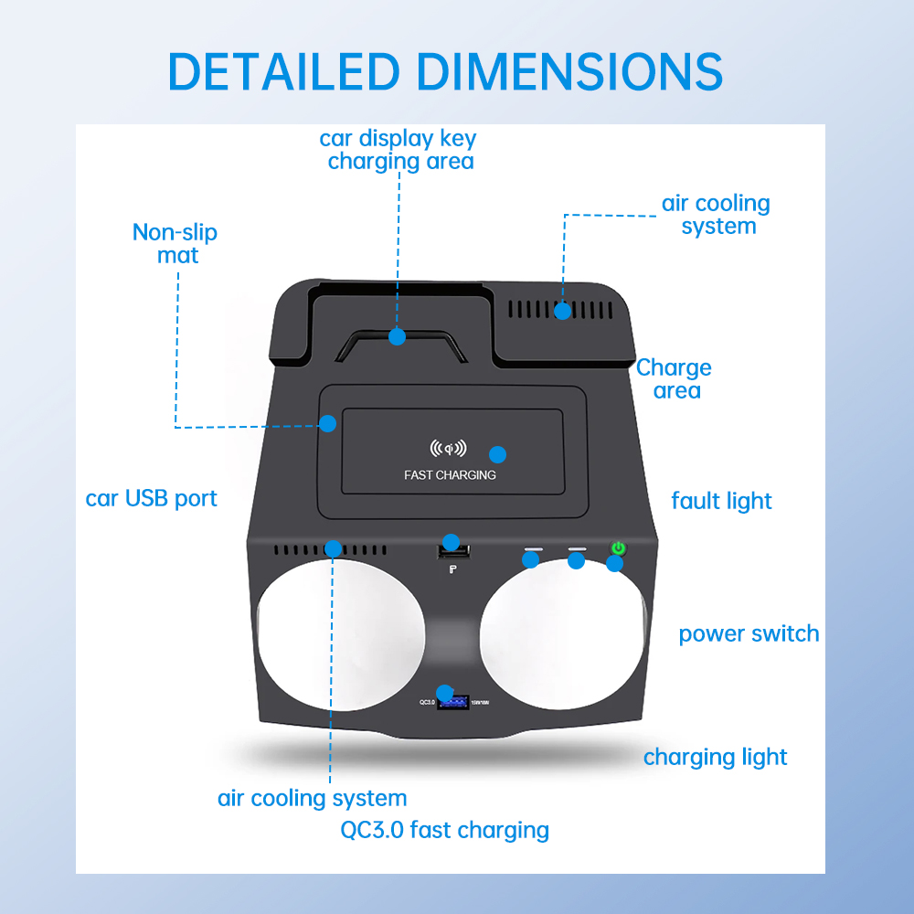BMW 5 6 Serisi G30 G38 G32 6GT - Wireless Phone Charger Pad incelemesi ve fiyatı