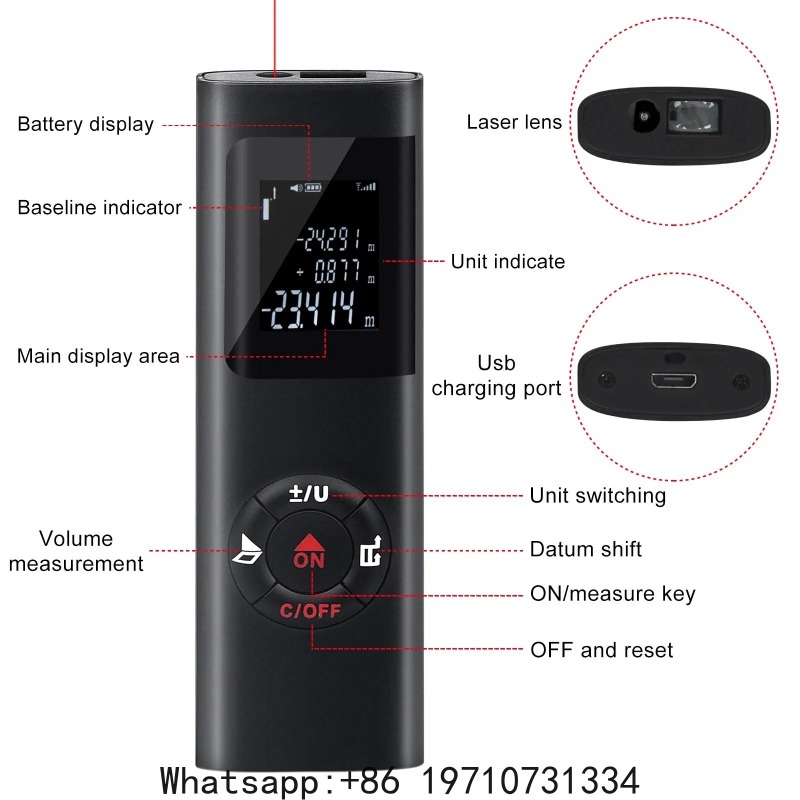 40M/60M Mini Akıllı Lazer Mesa - Laser Distance Measure incelemesi ve fiyatı
