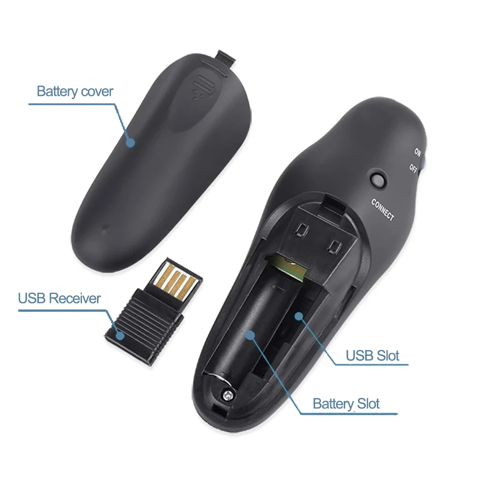 2.4GHz USB İşaretleyici Projek - Laser Pointer Presenter incelemesi ve fiyatı
